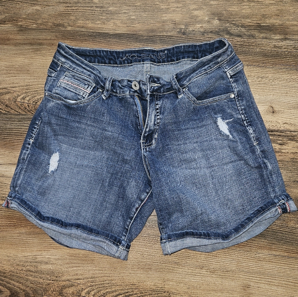 Women's Blue Denim Shorts
